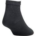 thumbnail image 2 of Gold Toe Adult Men's 656P Cushioned Cotton Quarter Socks, 6 Pack (Black/White Assorted O/S), 2 of 6