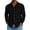 Black, variant on Button down Shirts for Men Loose Fitted Long Sleeve Lapel Neck Lightweight Workwear Business Casual Shirts with Pockets