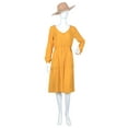 thumbnail image 2 of Womens Button Shirt Dress Long Sleeve Casual Party Dress with Pockets, 2 of 6