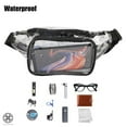 thumbnail image 5 of Luxtrada Clear Fanny Pack Waterproof Waist Bag Stadium Approved Clear Purse Transparent Adjustable Belt Bag for Women Men, 5 of 6