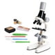 thumbnail image 5 of Kit de microscopio LED para estudiantes principiantes 1200X 11 piezas + portaobjetos + muestra + Blanco, 5 of 6
