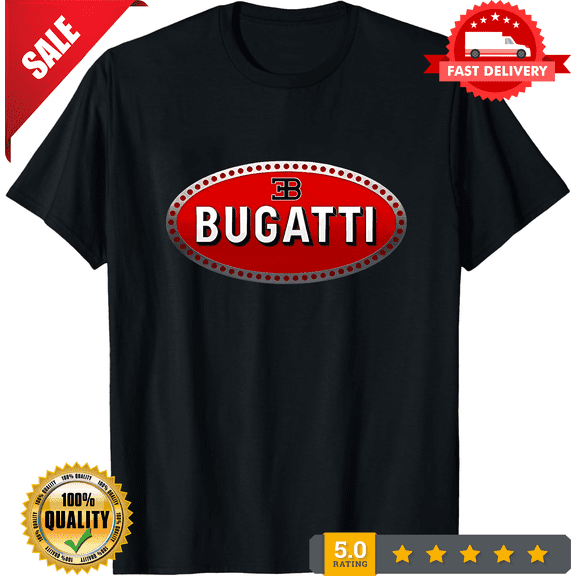 Bugatti Racing Car Men's Black T-Shirt Size S to 5XL, NEW INSTOCK-TH78403