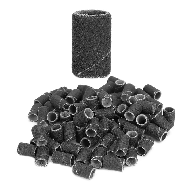 Bandas de lijado para decoración de uñas, 100 unidades, bandas de lijado para manicura, ultra sensibles