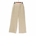 thumbnail image 6 of Girls Athletic Sweatpants Relaxed Fit Joggers – Soft Stretch Fabric Casual Training Trousers for School Outdoor Activity Everyday Wear Age 4-14, 6 of 9