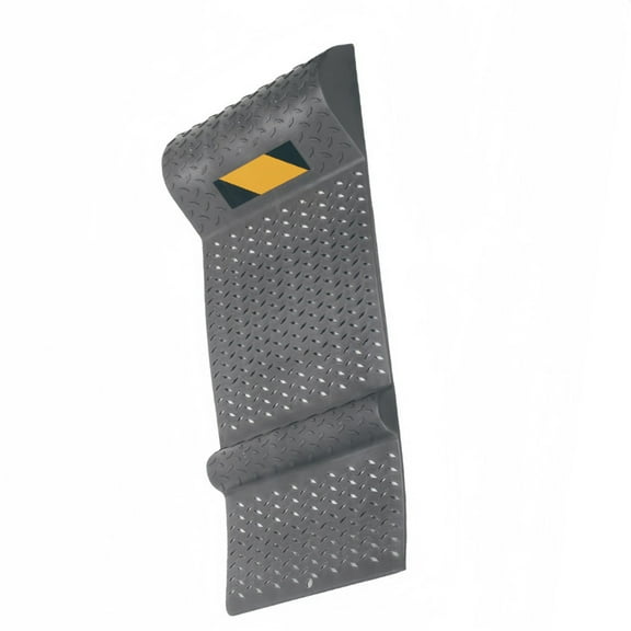 Reinforced Wheel Stopper For Secure Vehicle Parking Nonslip Base Design Wheel Chocks Garage Space Optimization