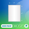 thumbnail image 2 of White Direct Thermal Fanfold Labels, Stacked for High-Volume, 8000 Count, 4 x 3 in, 2 of 6