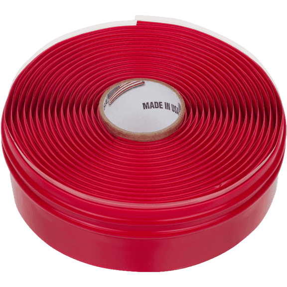 Silicone Rubber Grip Wrap for Tool Handles, Fitness and Sports Equipment - Red 1.7mm x 120in