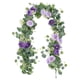 thumbnail image 3 of Arreglo floral de enredaderas artificiales, hebras versátiles de eucalipto sintético Púrpura, 3 of 7