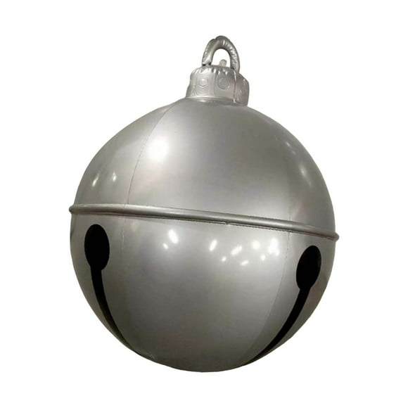 Adorno de bola inflable de Navidad grande, decoración para exteriores, bolas colgantes para decoración de interiores y exteriores, adornos para perfecl Pelota Inflable