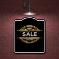 thumbnail image 2 of Salw Retro Geometric Ornaments BLACK Aluminum Composite Sign 15''x18'', 2 of 9