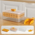 thumbnail image 2 of Ceimmolca Double Layer Ice Cube Tray With Storage Box 56 Lattice Food Grade Plastic Easy Flip Lid Includes Ice Shovel Home Use Ice Cube Maker And Storage Container Set, 2 of 8
