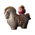 thumbnail image 1 of Estatua de caballo, figura de Feng Shui chino, resina, mano de obra fina, animal decorativo B, 1 of 9