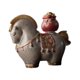 thumbnail image 1 of Figura de caballo, estatua de animal, centro de mesa de resina, artesanía, figura de Feng Shui chino B, 1 of 9