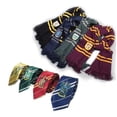 thumbnail image 4 of Bufanda de Harry Potter Slytherin, guante de corbata, Hufflepuff, Ravenclaw, Hermione, Cosplay, pañuelo cálido para hombres, mujeres, niños y niñas, 4 of 4