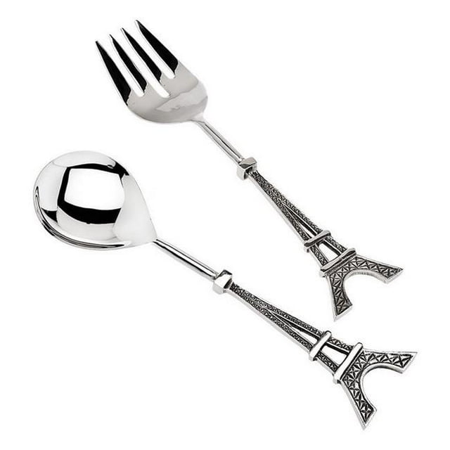 Godinger 56501 Eiffel Tower Salad Spoon & Fork