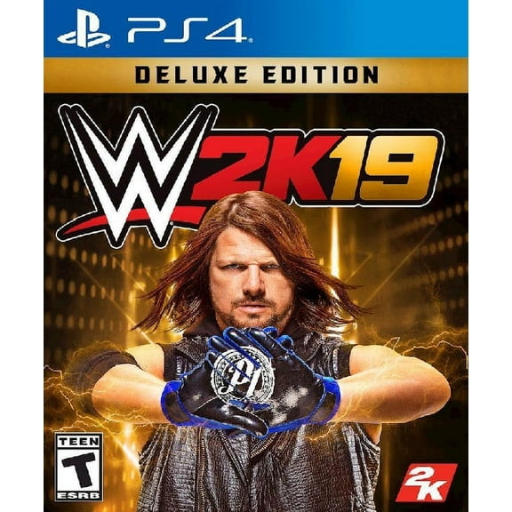 Restored WWE 2K19 Deluxe Edition (Playstation 4, 2019) Wrestling Game (Refurbished)