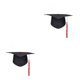 thumbnail image 1 of Qarigey Sombrero académico, gorras de recuerdo de la Academia, , accesorios de fiesta escolar, tocado de soltero, sombrero de graduación con Type2 NO2, 1 of 6