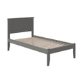 thumbnail image 3 of Nantucket Twin XL Solid Wood Platform Bed in Grey, 3 of 12