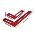 thumbnail image 6 of 2PCS Woodworking Right Angle Ruler Aluminum Carpenter Square Scale Line Measuring Ruler 90° Right, 6 of 7