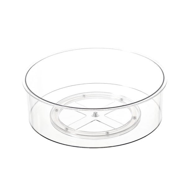 Organizador de cocina giratorio de gran capacidad con plato giratorio de 360° para especias, condimentos, suministros de repostería, refrigerador, despensa, gabinete, encimera, baño y almacenamiento