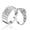 Double row domineering, variant on Copper Constellation Ring: Classic Diamond Design for Men & Women, Korean Style, Loyalty & Affection