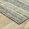 thumbnail image 3 of HomeRoots 506834 5 x 8 ft. Blue Abstract Stain Resistant Indoor & Outdoor Rectangle Area Rug, 3 of 5