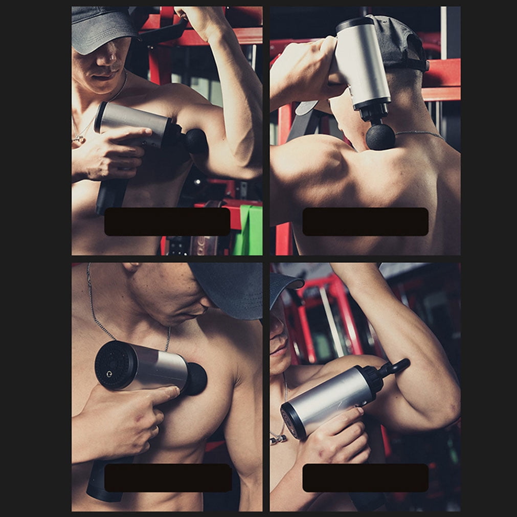 Muscle Massage Gun, Handheld Deep Tissue Gun, Portable Electric Quiet Percussion Muscle , 99 Speed Adjustable Professional Body Fascia Gun for Relieve Muscle Pain and Stiffness