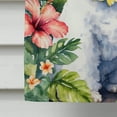thumbnail image 4 of Bichon Frise Luau House Flag, 4 of 5