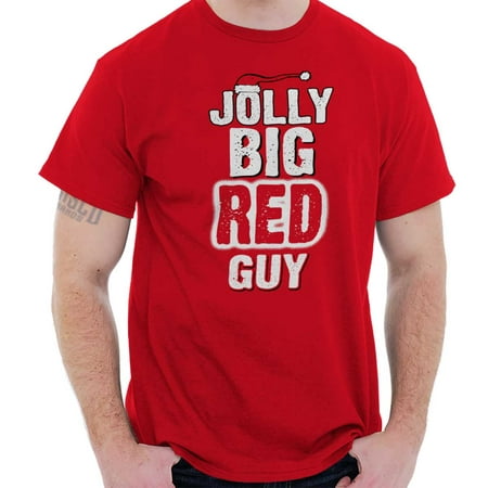 Jolly Big Red Guy Christmas Santa Claus T Shirt (Best Clothing Brands For Big Guys)