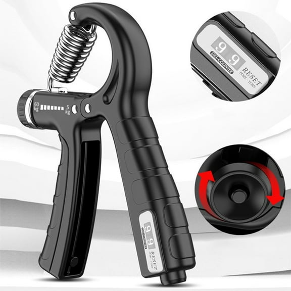 1pc Hand Grip Strength Trainer; Adjustable Resistance Non-Slip Gripper