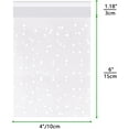 thumbnail image 3 of Self Adhesive Cookie Bags, Self Sealing Cellophane Bags,Bexikou 10×15 cm 200 Pcs Clear Candy Cookie Gift Bag for Packing Biscuits, Chocolate, Snack, Wedding, Party, 3 of 7