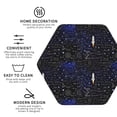 thumbnail image 3 of Honeii Physical Formulas print Leather Coaster Set of 4, ideal for safeguarding your furniture from drinks spills and effortless cleanup-Hexagon, 3 of 6