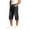 Black, variant on Dagugfen Capri Jeans for Men Button Waist Straight Leg Denim Capris Summer Casual Streetwear Mens Capri Pants with Pockets