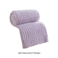 thumbnail image 3 of Large Waffle Blanket under $5! Yannianjz Waffle Knit Blanket 100x150cm, Large Jacquard Throw Blanket, Warm Cover Blanket for Bed, Sofa, Couch, Airplane Travel Blanket, Home Decorative Blanket, 3 of 6