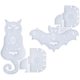 thumbnail image 5 of 2 Pcs Molde de Resina Candelabros de Halloween DIY Gato Murciélago Moldes de Silicona para Colgar en la Pared Moldes Resina Epoxi Gato Murciélago para decoración de Pared, 5 of 5