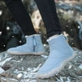 thumbnail image 6 of Unisex Cotton Boots Plus Velvet Warm And Waterproof Five-finger Snow Boots Outdoor Non-slip Hiking Boots Minimalist Cotton Boots (pink,36), 6 of 7