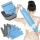 thumbnail image 1 of Juego de guantes exfoliantes para ducha y baño, para fregar la espalda, Breling, 1 of 7