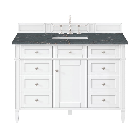 James Martin Vanities 655-V48-3Pbl Brittany 48" Free Standing Single Basin Vanity Set -
