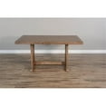 thumbnail image 4 of Sunny Designs Doe Valley 60" Farmhouse Mahogany Wood Table in Taupe Brown, 4 of 6