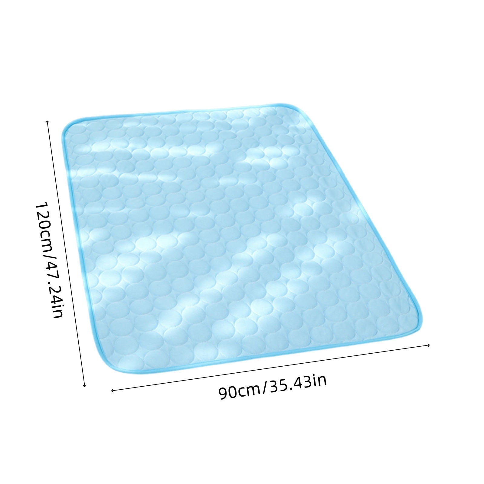 Extra Large Cooling Mat for Dogs, Pressure Activated Gel Dog Cooling Mat, No Need to Freeze Or Refrigerate This Cool Pet Pad, Keep Your Pet Cool, Use Indoors, Outdoors or in the Car(47"Lx35"W)