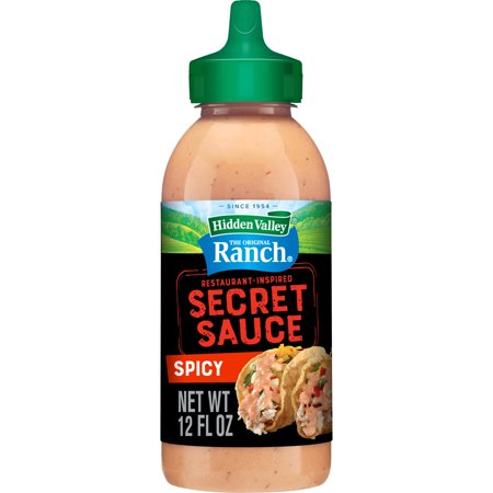 Hidden Valley Gluten Free Spicy Original Ranch Secret Sauce  12 fl oz  Pack of 6