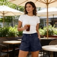 thumbnail image 5 of Women's&nbsp; Hiking Shorts Quick Dry Sun Protection Stretchy Outdoor Shorts with Zipper, 5 of 5