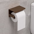 thumbnail image 5 of ALFI brand ABTPC66-BLA Black Matte Stainless Steel Toilet Paper Holder with Shelf, 5 of 7