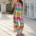 thumbnail image 1 of Puntoco Mujeres Moda Leopardo Estampado O-cuello Sin mangas Playsuit Casual Long Jumpsuit Puntoco Puntoco-7139, 1 of 5