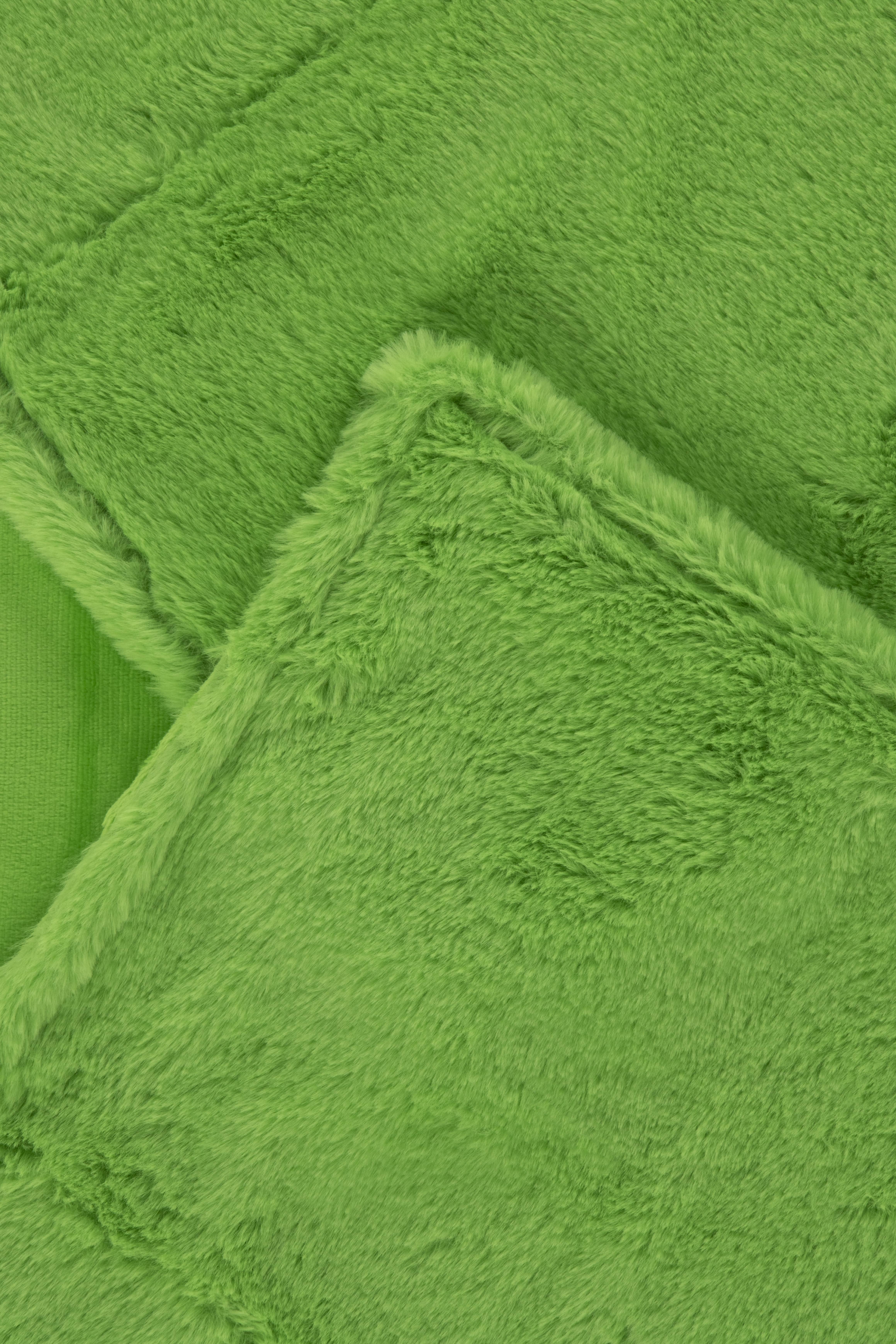 Minecraft Creeper Kids Hooded Silk Touch Throw Blanket, Polyester Faux Fur, Green, Mojang, 54" x 40"