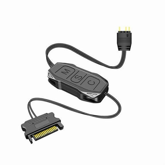 5V3Pin ARGB Controller Light Stripe Remote Control For Motherboards Without 5V3Pin Interface,Adjustable Speed Brightness