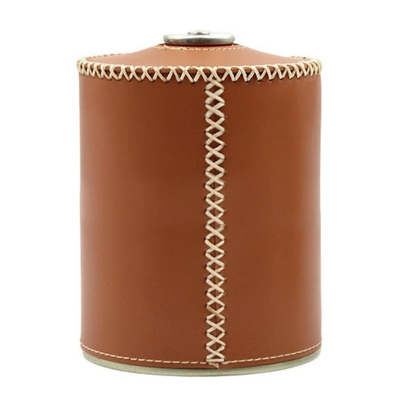 For Durable Leather Gas Canister Cover: Retro Design Safe Outdoor Protection