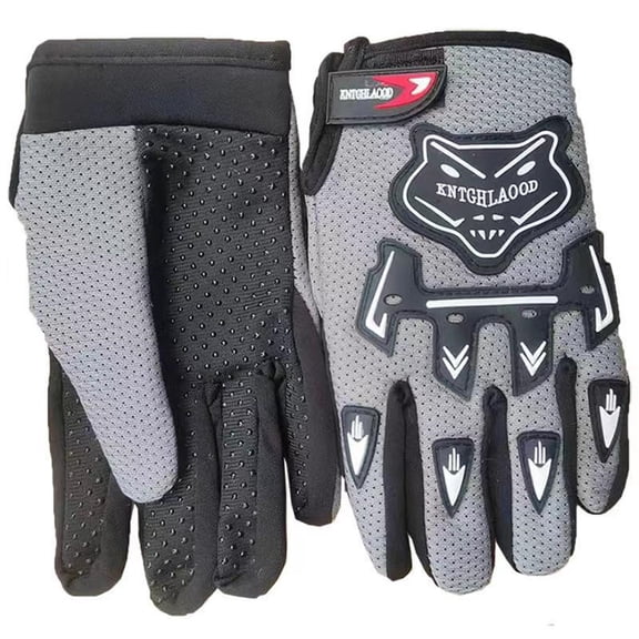 Krdevn Kids Motocross Gloves Breathable Protective Dirt Bike BMX Riding Gloves for Boys Girls Size:8-12 Years