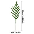 thumbnail image 2 of Under $5 Artificial Christmas Branches, Plastic Green Greenery Picks Wreath Diy, 6 Pcs Realistic Artificial Christmas Branches - 15Inch Greenery Picks for Wreath Diy, 2 of 2