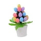 thumbnail image 5 of Huevos de Pascua artificiales Adorno de bonsai Suministros de decoración del hogar Decoración decorativa de Pascua para vacaciones en interiores Puntos de plata, 5 of 8